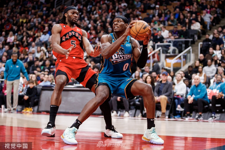 猛龙逆转活塞，范弗里特独得22分